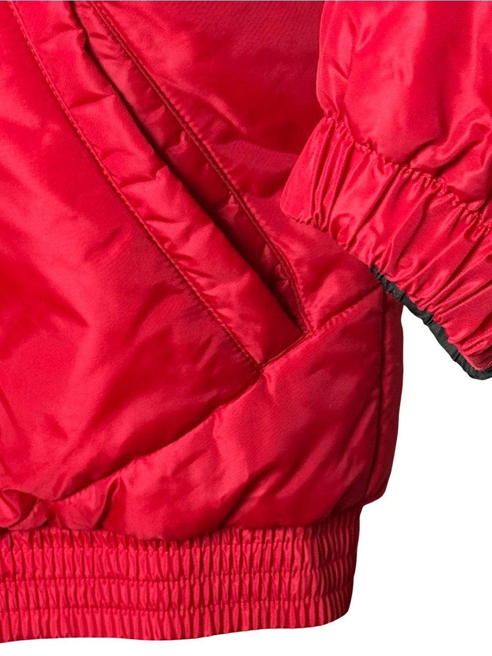 Vintage Nebraska Cornhuskers 90s Full Zip Jacket Coat Red Mens SZ M Women L Nike - Picture 4 of 12
